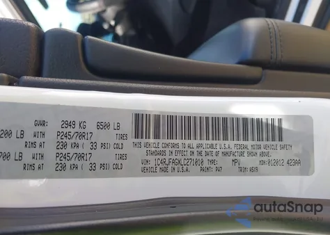 2020 Jeep Grand Cherokee Laredo E 4X4 from USA, damaged, VIN 1C4RJFAGXLC271010